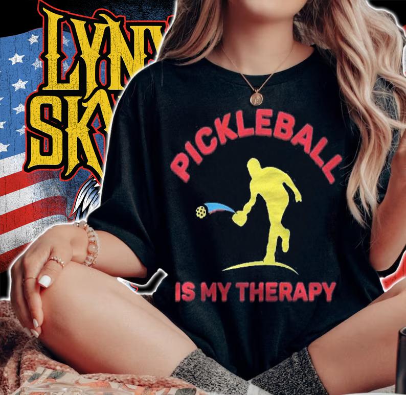 Pickleball Is My Therapy {Premium} Shirt t-shirt