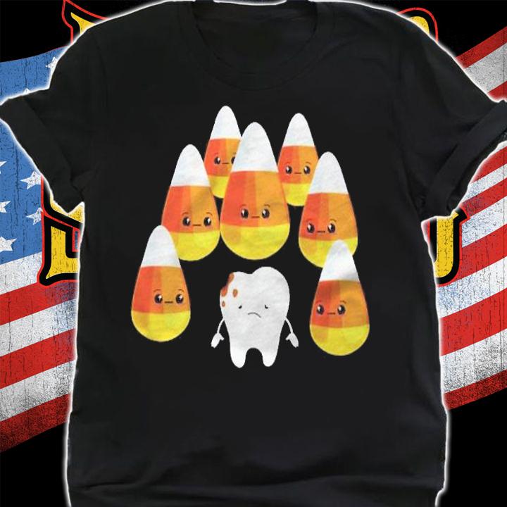Candy Corn Teeth Cute Halloween Kawaii Shirt shirt
