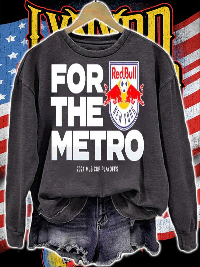 For The Metro New York Red Bulls 2021 MLS Cup Playoffs Bound Statement Shirt sweatshirt