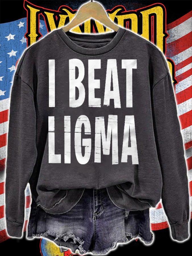 I Beat Ligma Meme Fortnite Shirt sweatshirt