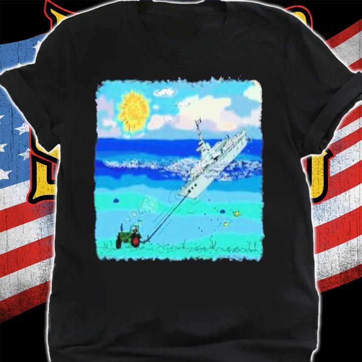 I Stand With Ukraine Ukrainian Farmer Steals Ship Shirt shirt
