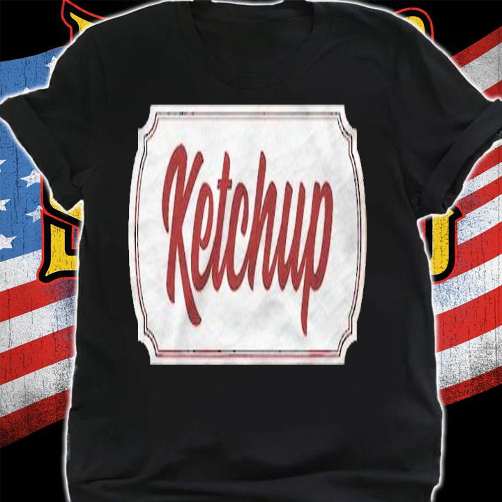 Ketchup Lavel Matching Halloween Couple Costume Men Women Shirt shirt