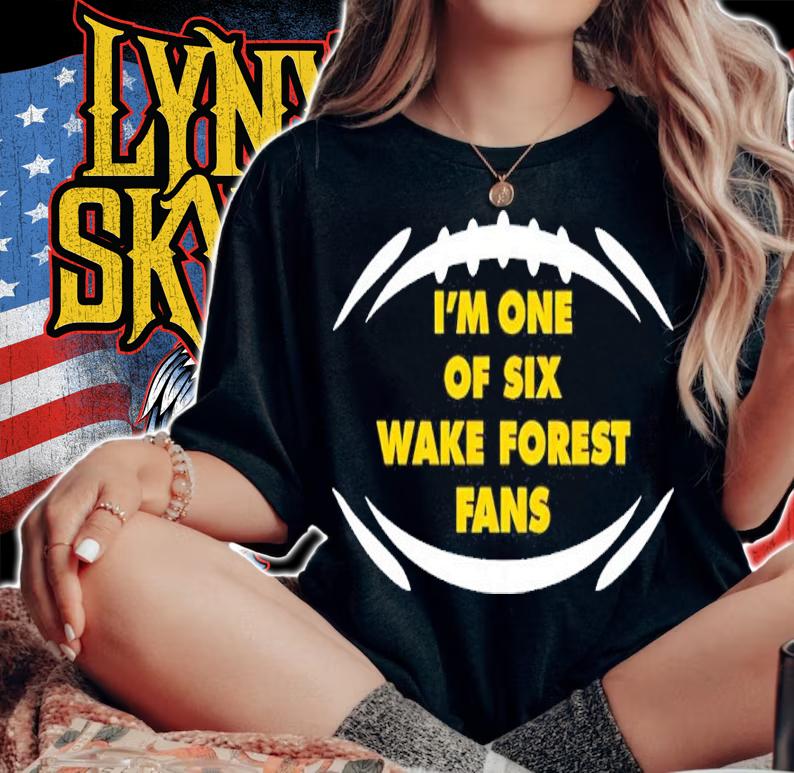 Les Johns ACC Championship I'm One Of Six Wake Forest Fans Shirt woman shirt