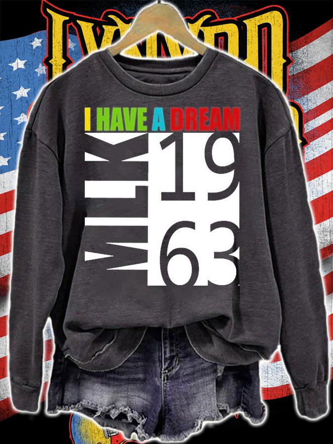 Martin Luther King Jr. I Have A Dream MLK Day Heather T-Shirt sweatshirt