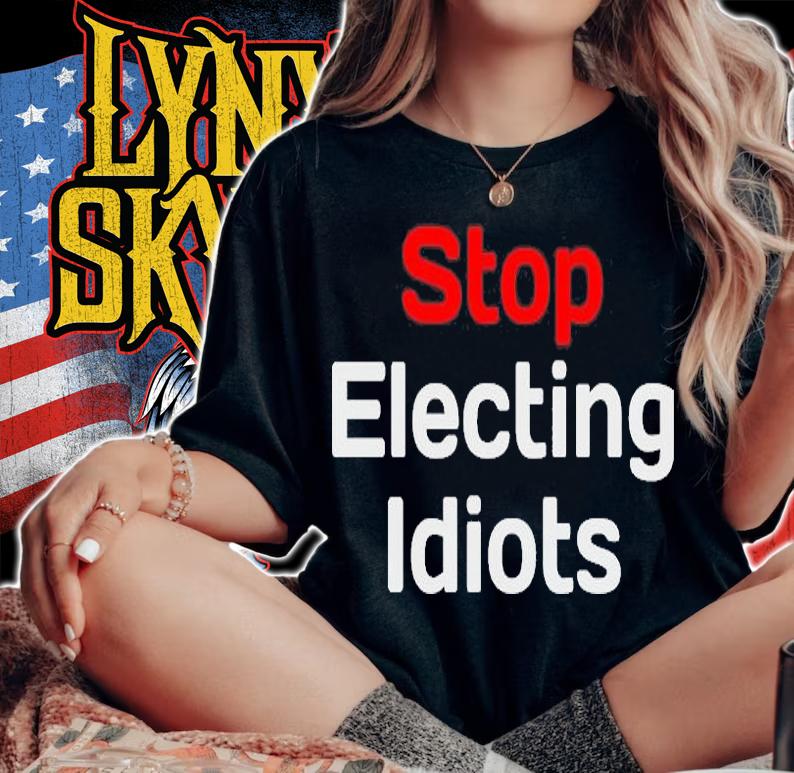 Stop Electing Idiots T-Shirt woman shirt