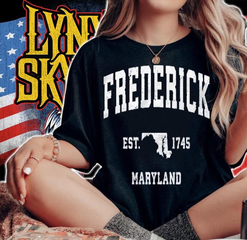 Frederick Maryland Md Vintage Design Pullover Shirt