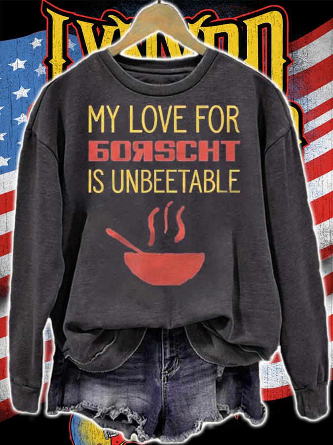 Funny Borsch Russian Slavic Beet Soup Food Pun Gift Shirt
