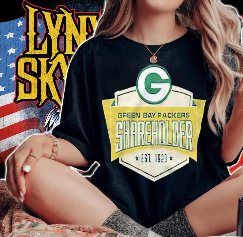 Green Bay Packers Shareholder est 1923 T-shirt woman shirt