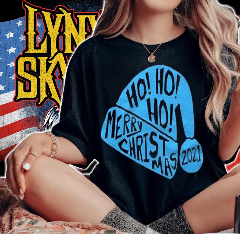 Ho! Ho! Ho! Merry Christmas 2021 Santa Hat Shirt woman shirt