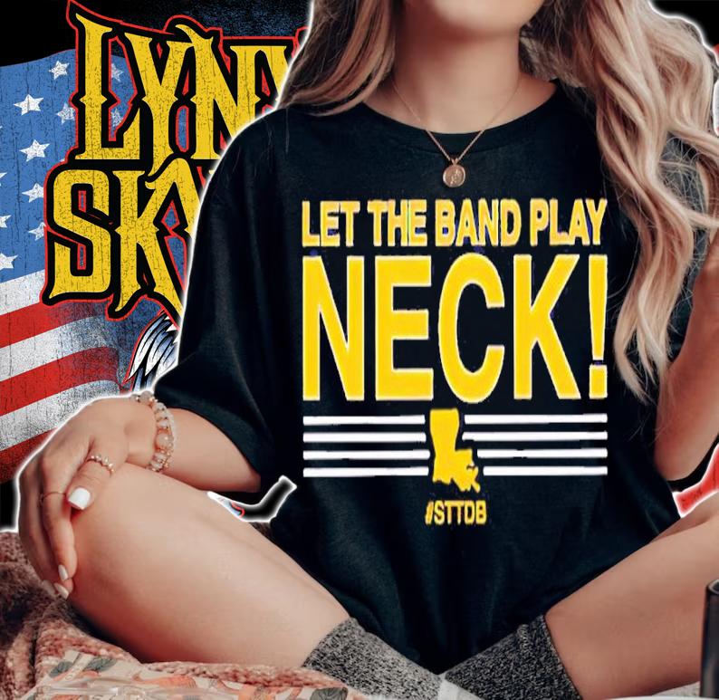 Let The Band Play Neck shirt woman shirt