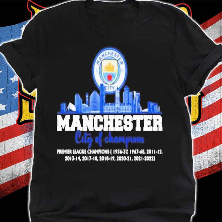 Manchester City Of Champions Premier League Champions Shirt shirt