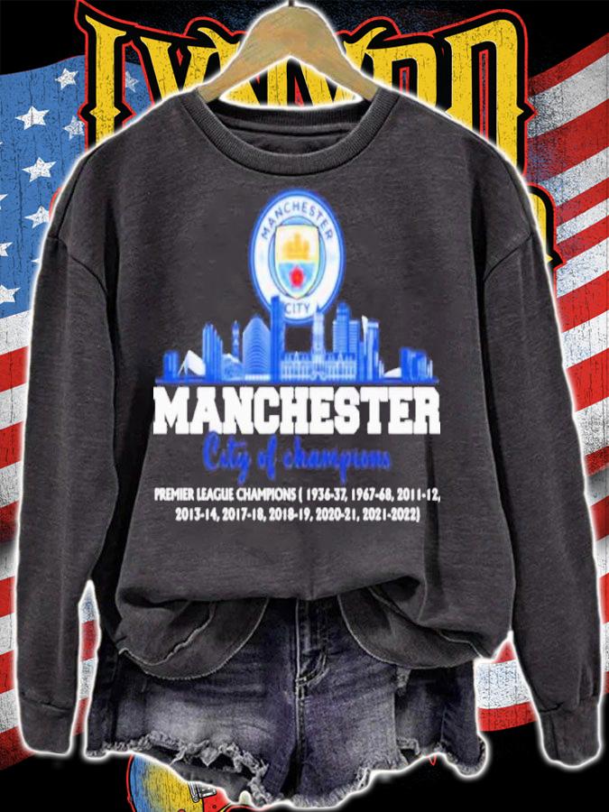 Manchester City Of Champions Premier League Champions Shirt sweatshirt