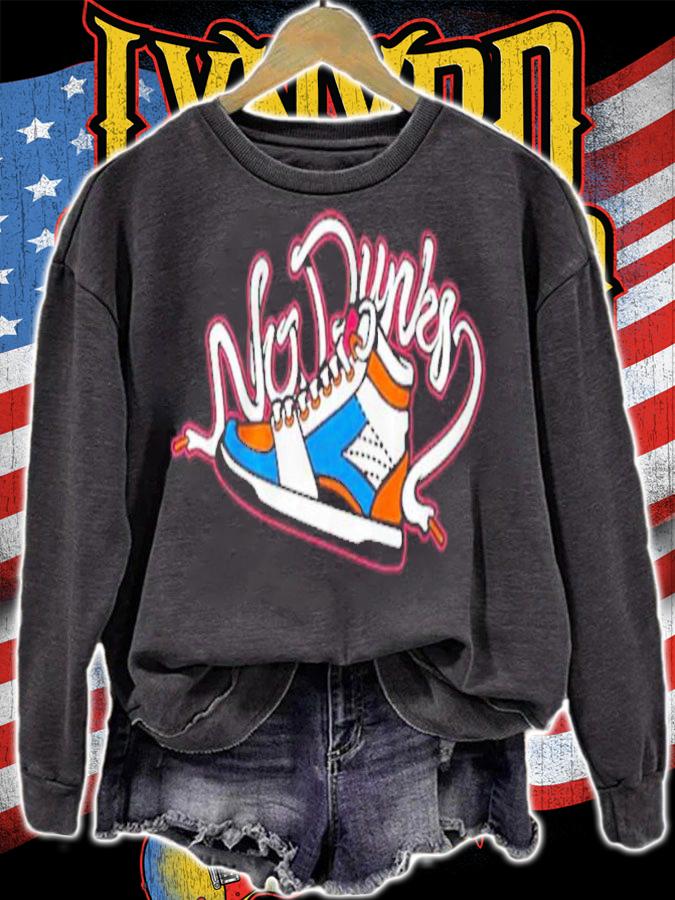 Travis Scott No Dunks Shoelace Classic Shirt sweatshirt