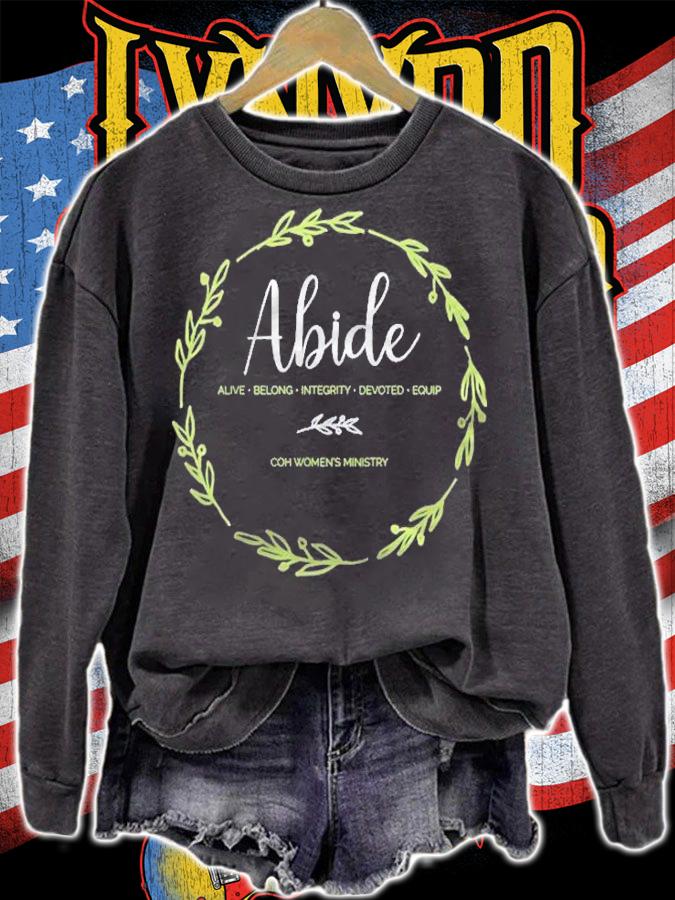 Church Of The Highlands Abide Womens Ministry Shirt sweatshirt