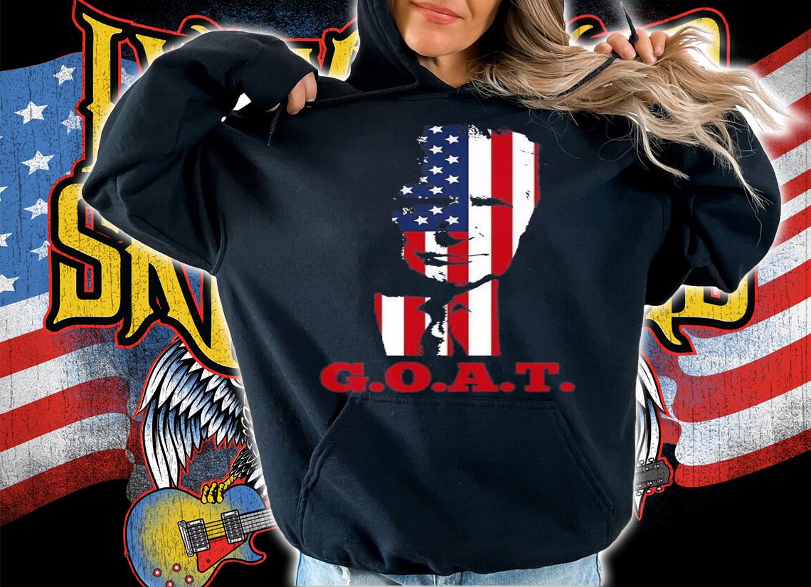 Trump USA Flag GOAT USA Flag Trump T-Shirt hoodie