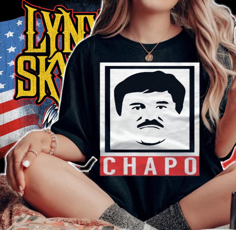 El Chapo Cartoon Mug Shot Funny Men Women Shirt woman shirt