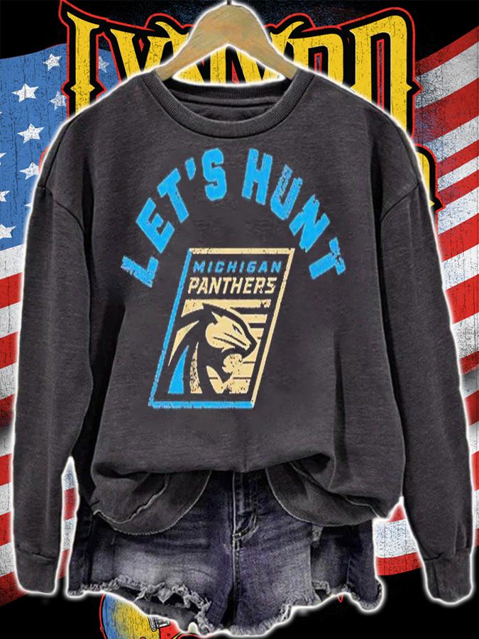 Michigan Panthers Let's Hunt T-Shirt sweatshirt