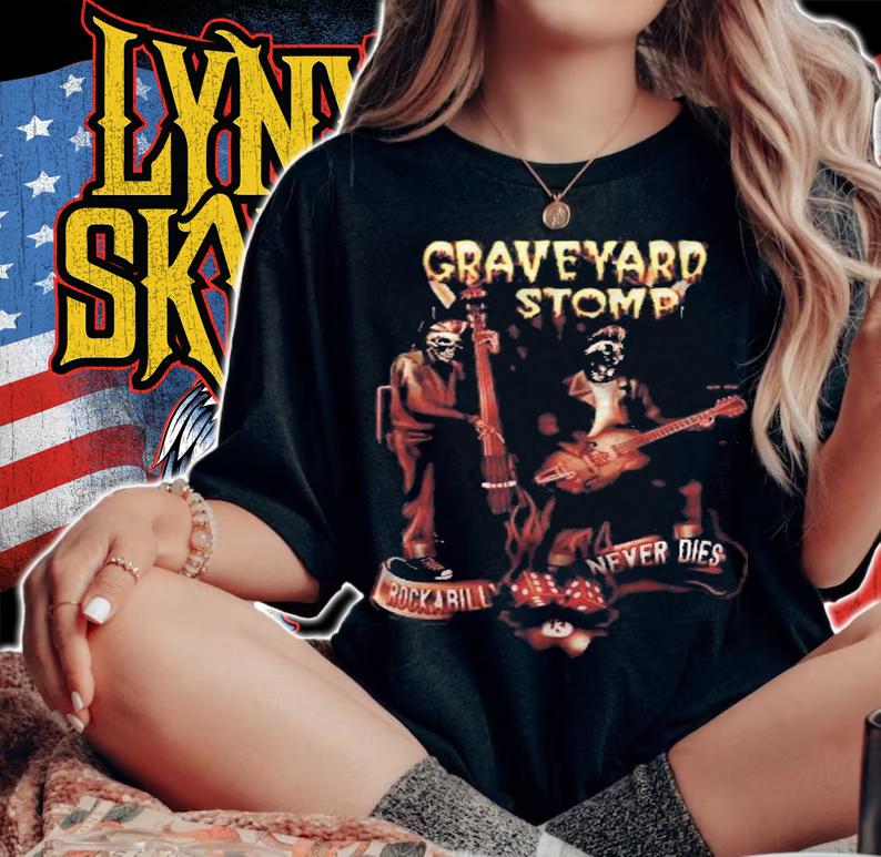 Psychobilly Graveyard Stomp Classic Shirt woman shirt