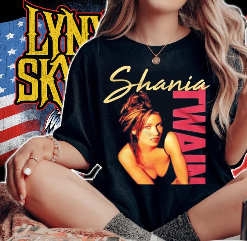 Shania Twain Color Photo Shirt