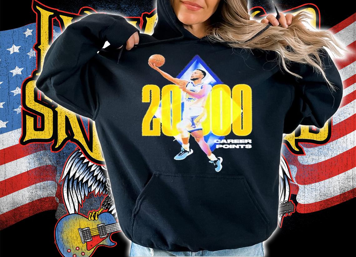 Stephen Curry Golden State Warriors 20000 Career Points T-Shirt hoodie