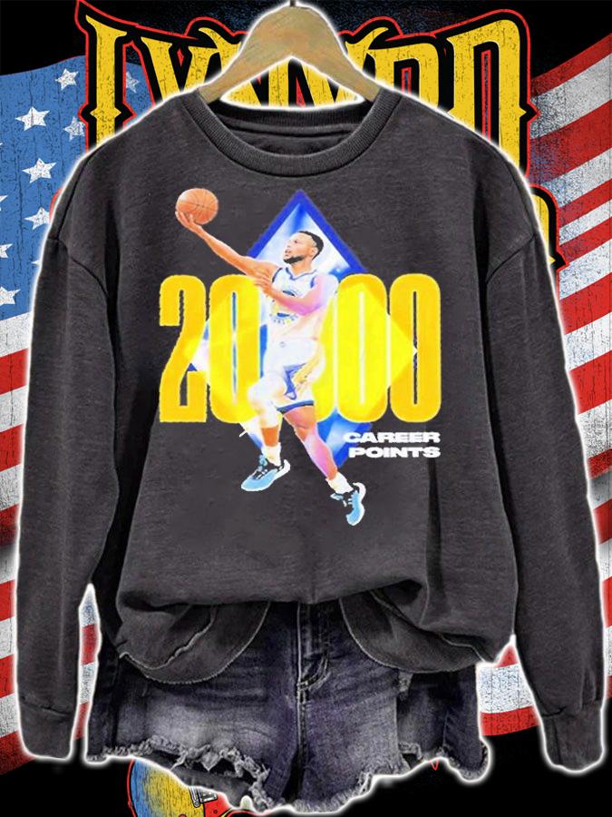Stephen Curry Golden State Warriors 20000 Career Points T-Shirt sweatshirt