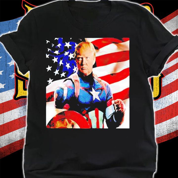 Donald Trump Captain America USA Flag t-shirt shirt