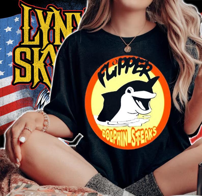 Funny Design Flipper Dolphin New T-Shirt woman shirt