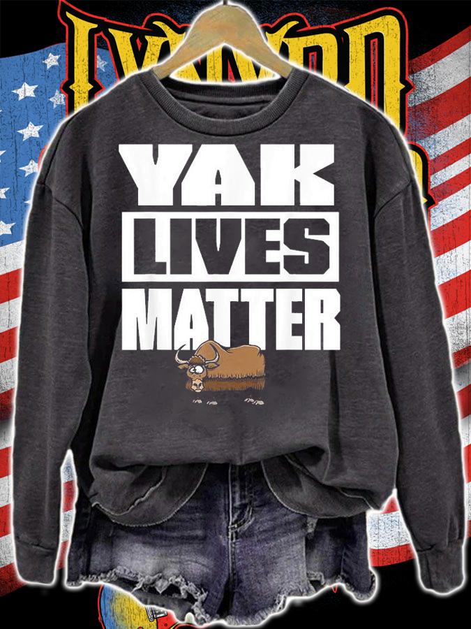Funny Yak Lives Matter Toon T-Shirt