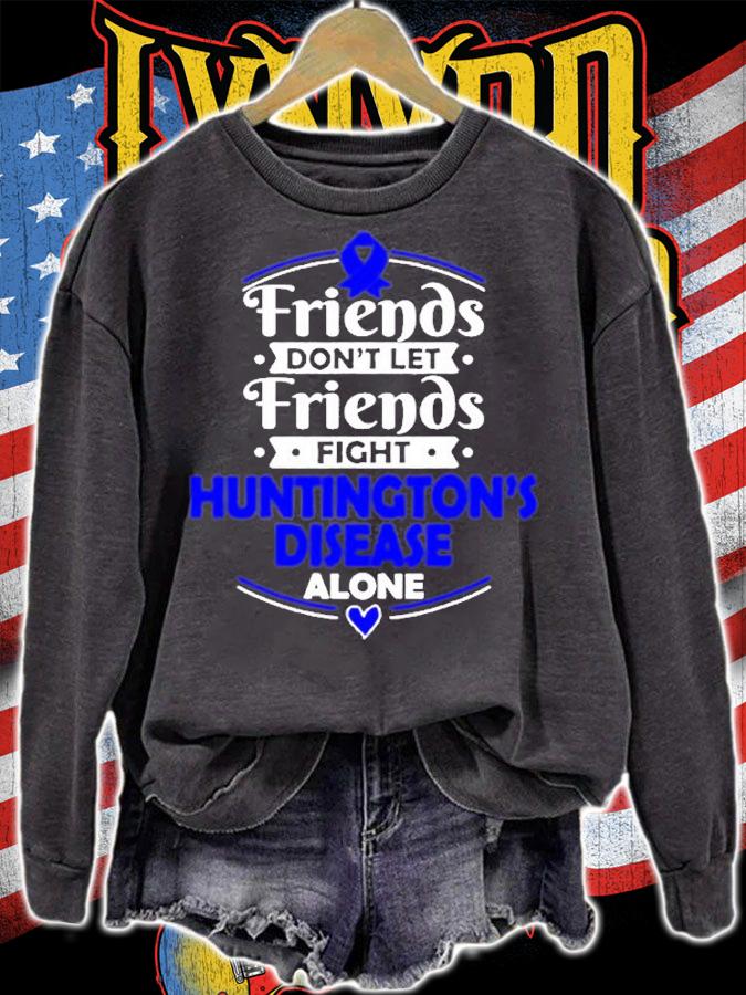 Huntingtons Disease Awareness Hd Friends Dont Let Friends T-Shirt