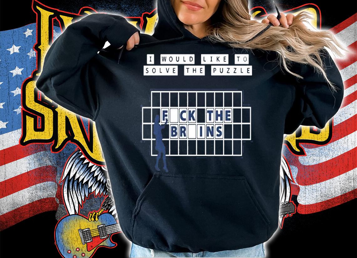 I Would Like To Solve The Puzzle Fck The Brins Funny Biden T-Shirt hoodie
