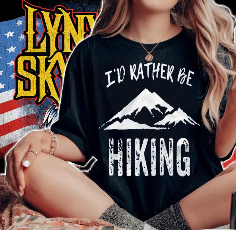 Id Rather Be Hiking Raglan Baseball Shirt woman shirt