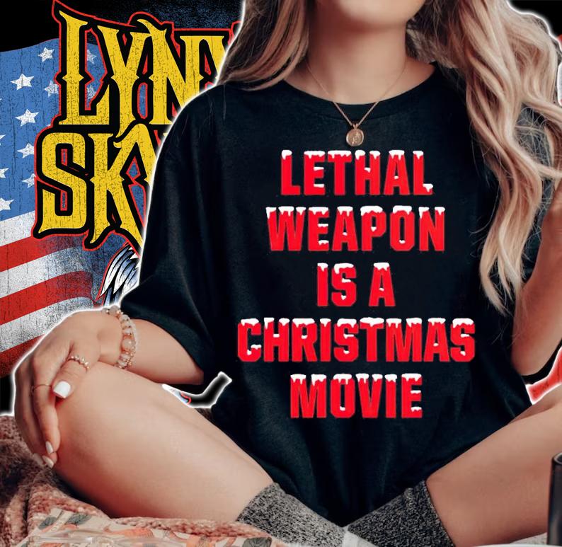 Lethal Weapon Is A Christmas Movie Shirt woman shirt
