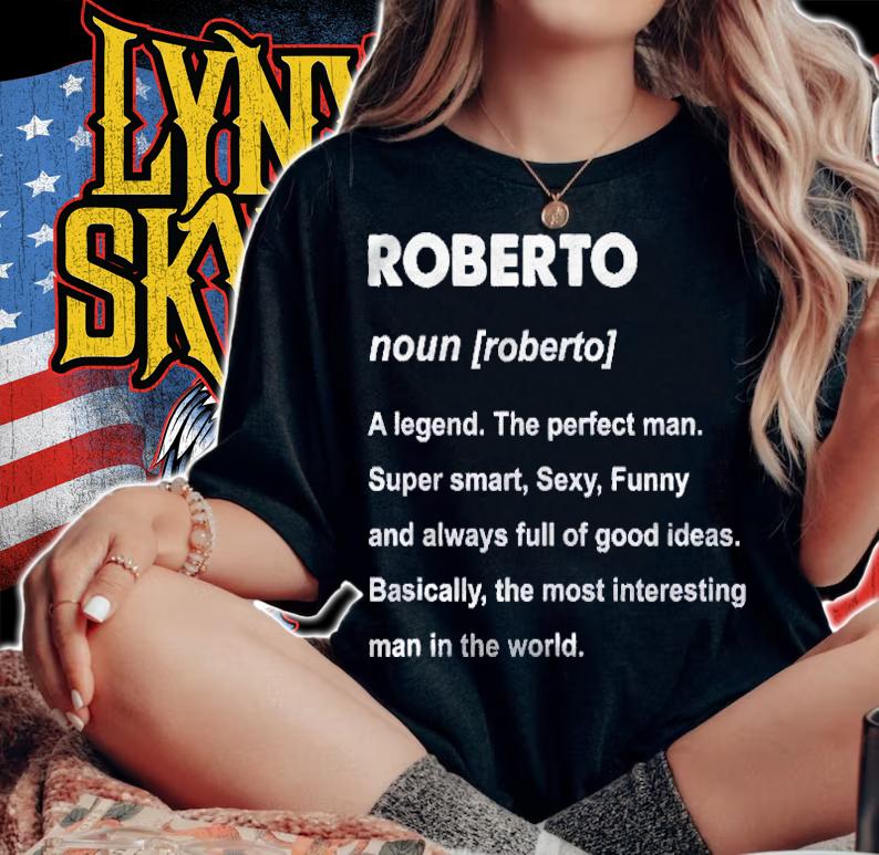 Mens Roberto Name Definition Personalized Name Shirt woman shirt