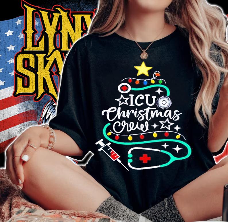 Nurse ICU Christmas Crew Shirt