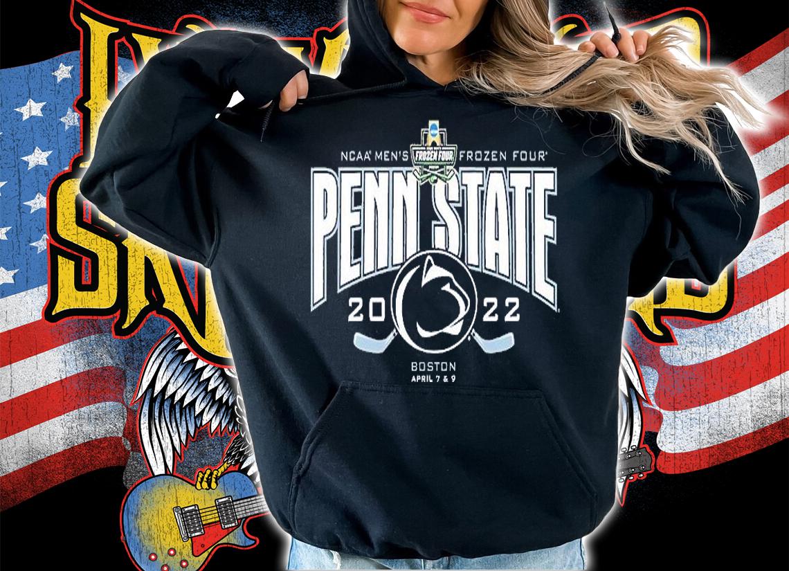 Penn State NCAA Men's Ice Hockey Frozen Four 2022 T-Shirt hoodie