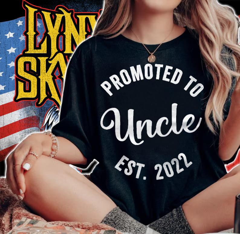 Promoted To Uncle Est. 2022 Funny New Uncle Gift Baby Shirt