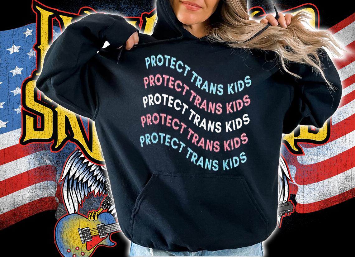 Protect Trans Kids Flag Transgender Pride And Ally T-Shirt