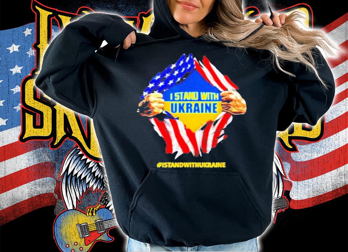 Superman I Stand With Ukraine Flag Support Ukraine Shirt