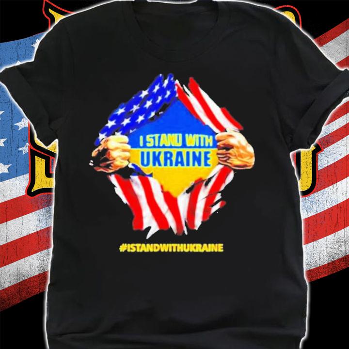 Superman I Stand With Ukraine Flag Support Ukraine Shirt