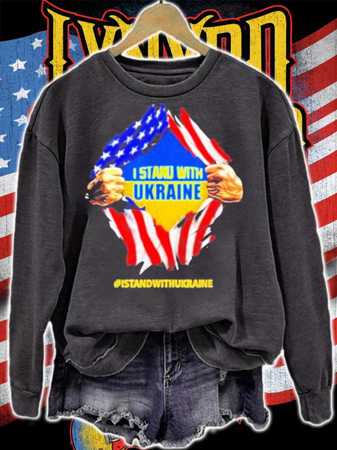 Superman I Stand With Ukraine Flag Support Ukraine Shirt