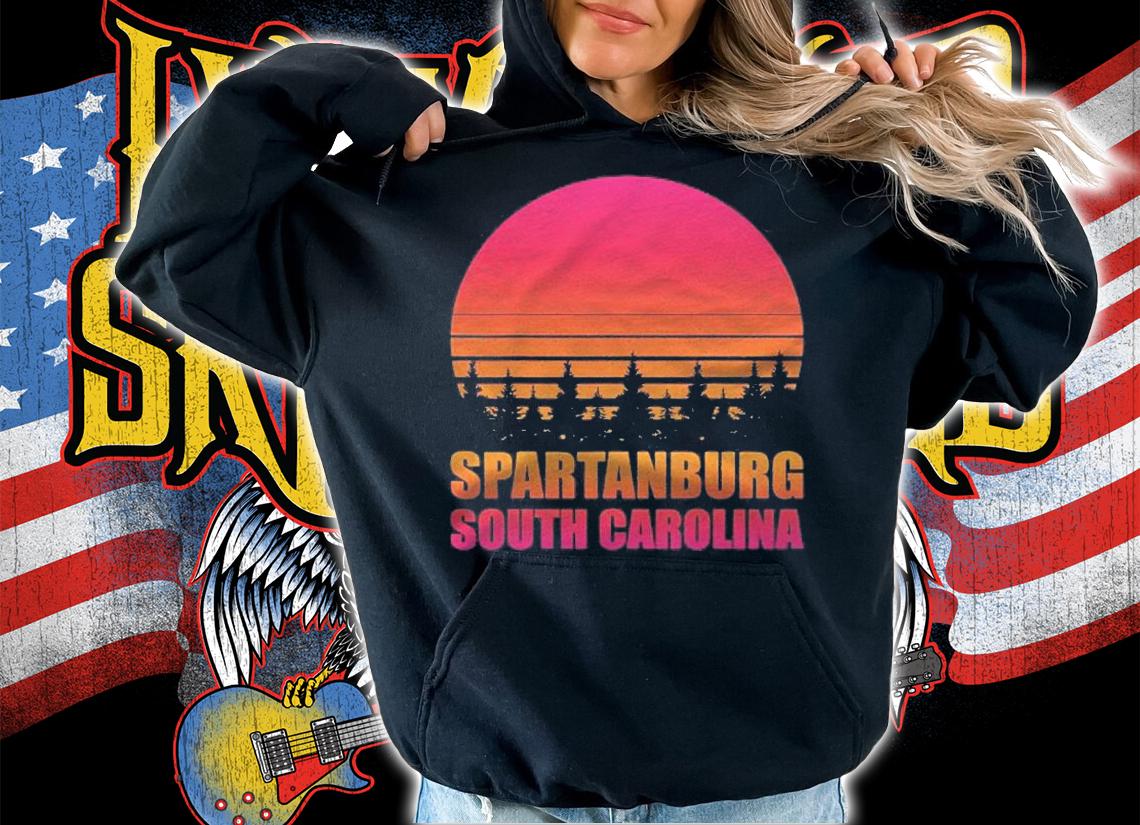 Vintage Spartanburg South Carolina Sc Retro 80S 90S Graphic Shirt hoodie
