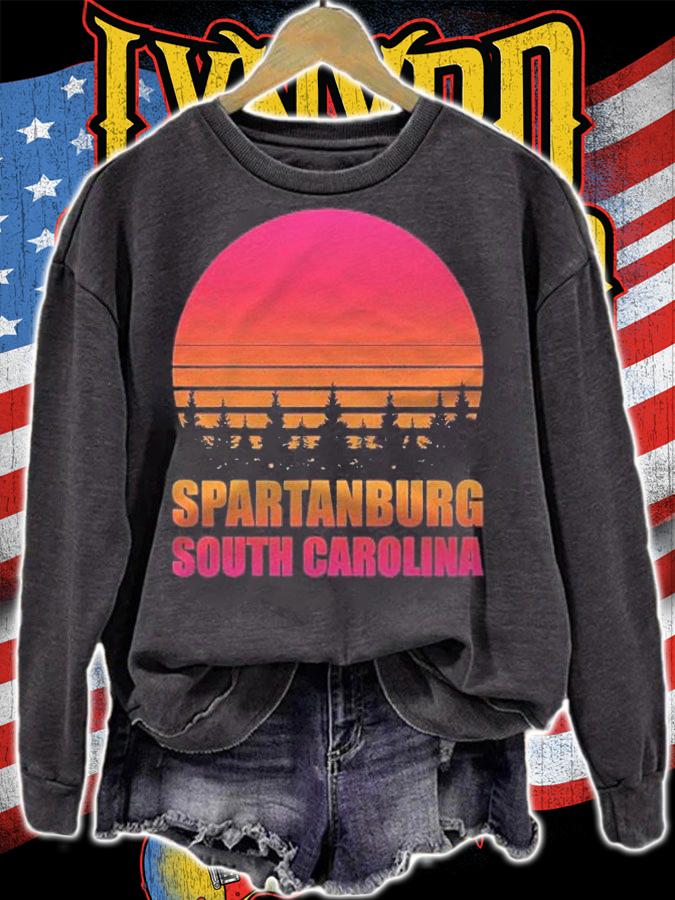 Vintage Spartanburg South Carolina Sc Retro 80S 90S Graphic Shirt sweatshirt