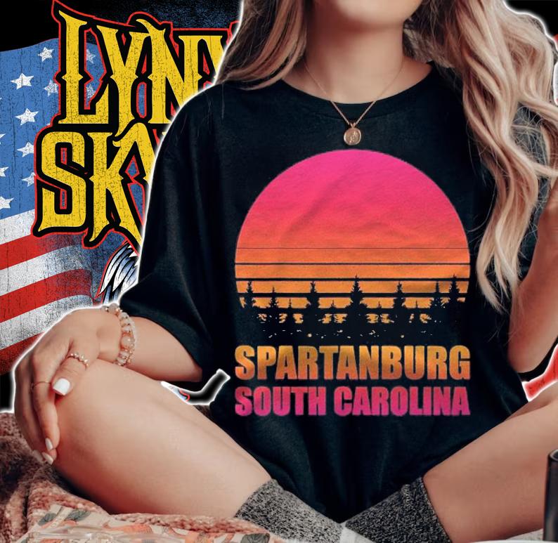 Vintage Spartanburg South Carolina Sc Retro 80S 90S Graphic Shirt woman shirt