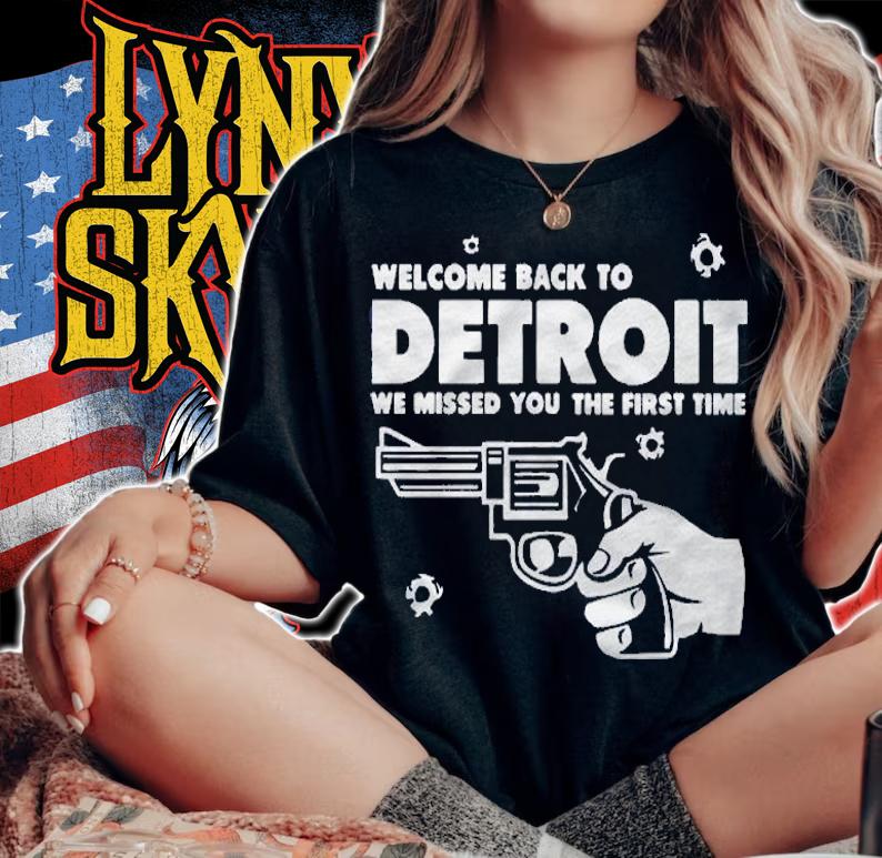 Welcome Back To Detroit Shirt woman shirt