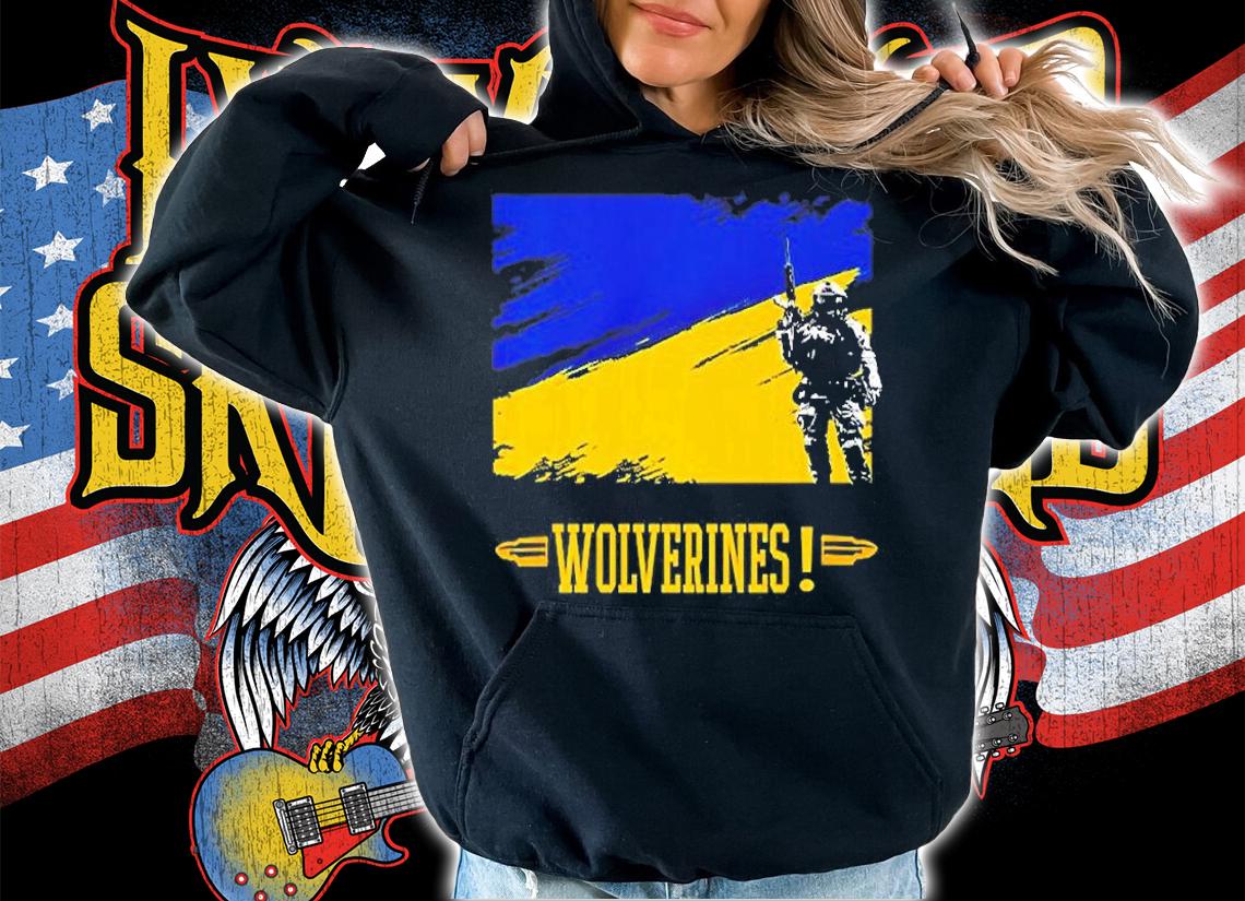 Wolverines Support Ukraine Premium T-Shirt