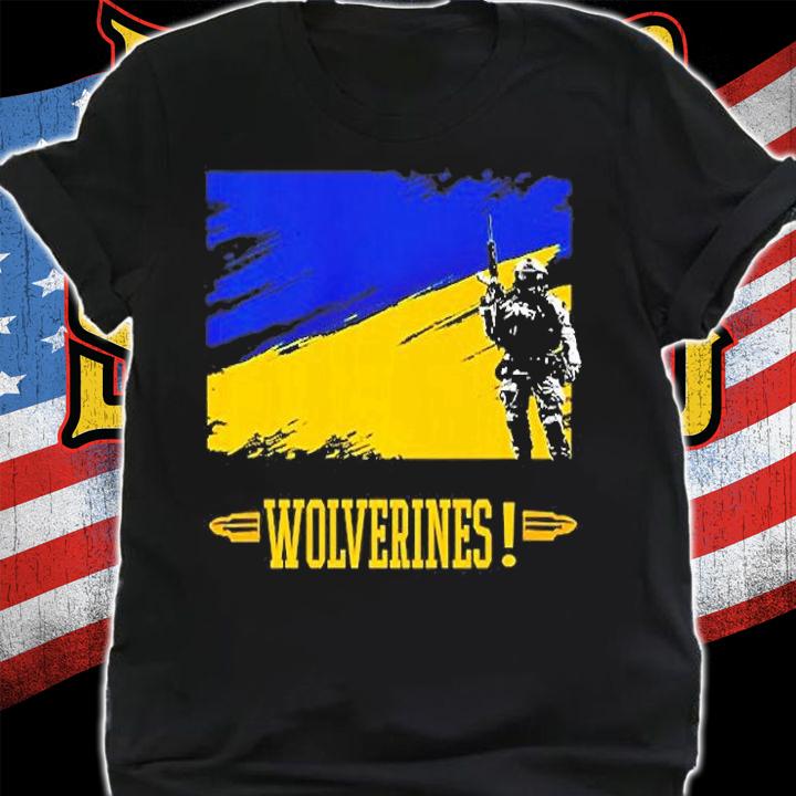 Wolverines Support Ukraine Premium T-Shirt