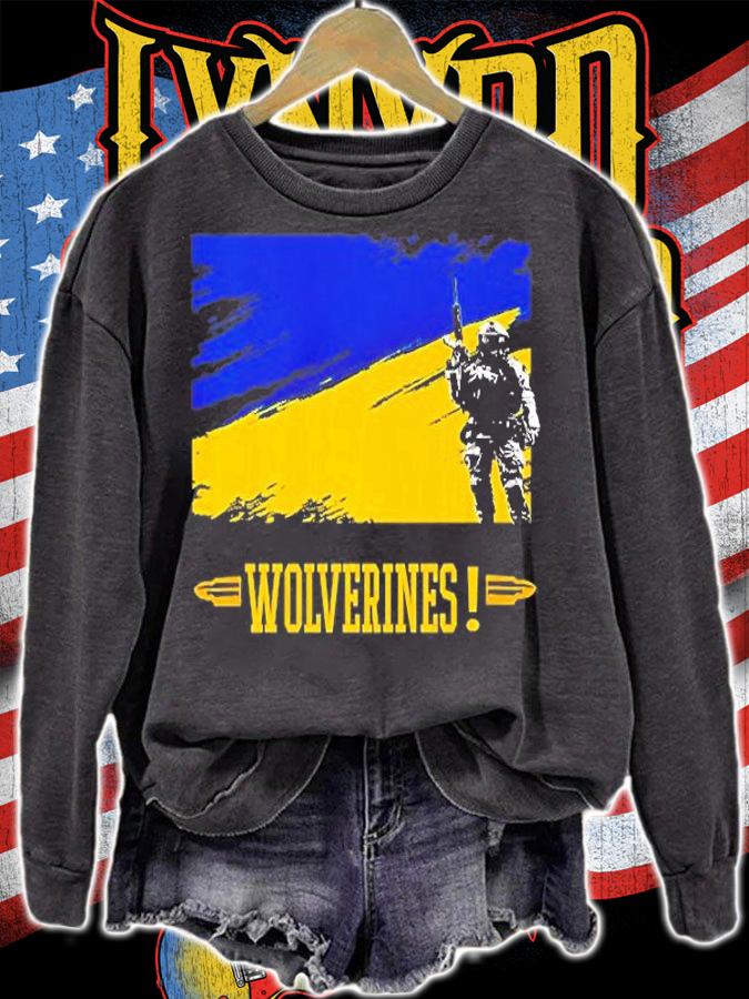 Wolverines Support Ukraine Premium T-Shirt