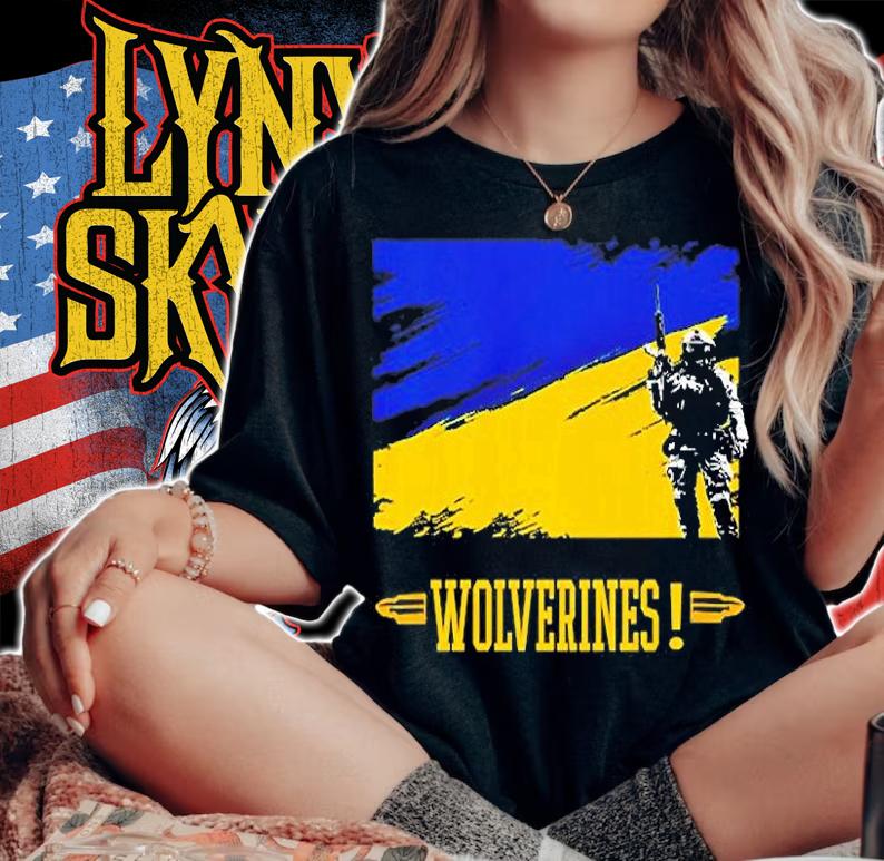 Wolverines Support Ukraine Premium T-Shirt