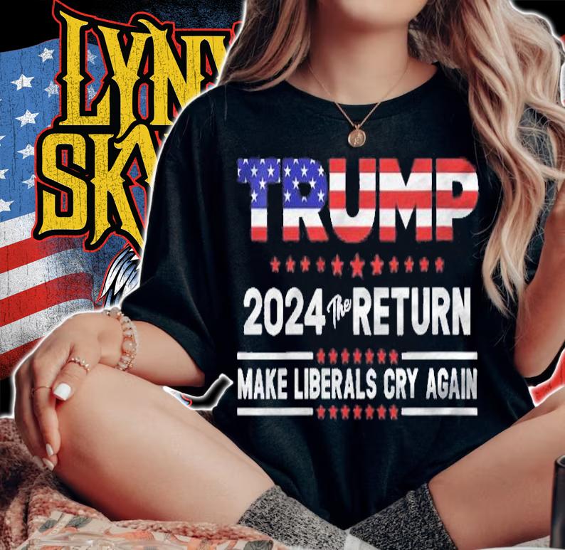 Womens Trump 2024 The Return Make Liberals Cry Again Shirt