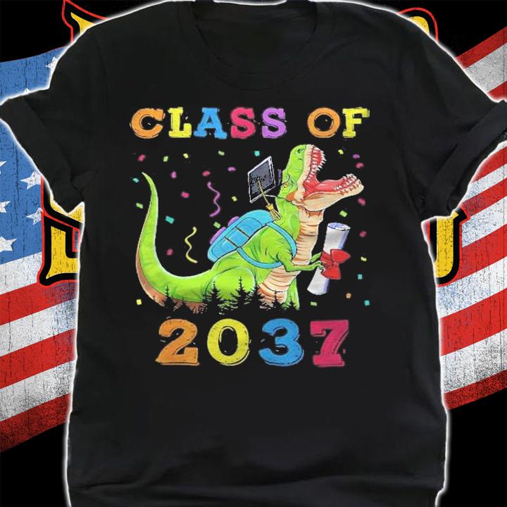 Class Of 2037 Graduation Shirt Grow With Me Shirt shirt